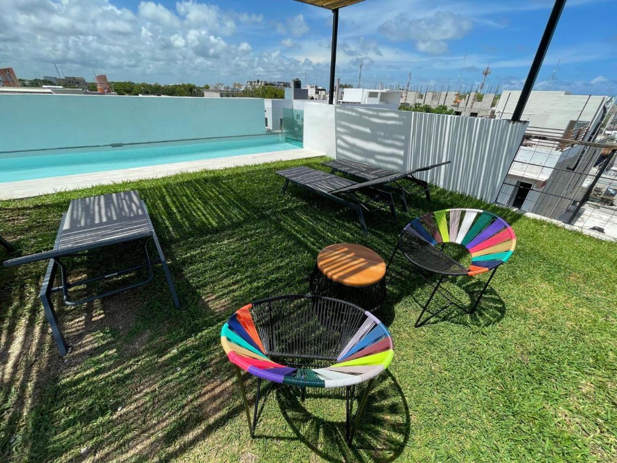 Katalox Jungle Lofts By Simply Comfort Tulum Centre Rooftop Patio & Pool Apartamento Exterior foto